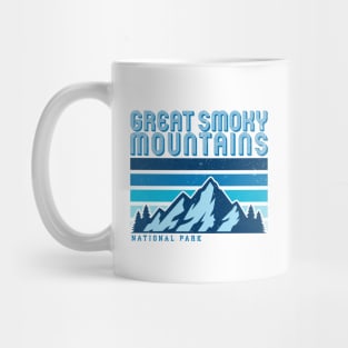 Great Smoky mountains national park retro vintage mountains Mug